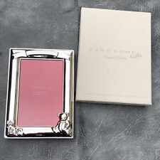 Zara Home, Silver Plated Kids Photo Frame - Teddy Bear Limited Edition Boxed