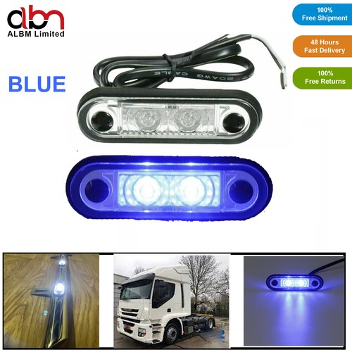 Blue hella style led flush - hella,