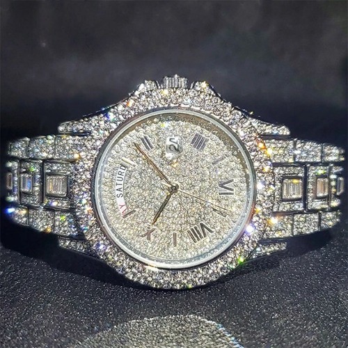 Iced bling out watch hip - out, hop