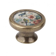 5x Shabby Chic Knobs Drawer