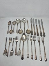 Lot of 23 Rogers Oneida Artistic Silverplate Flatware