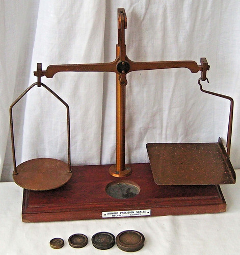 Antique small balance with - balance,