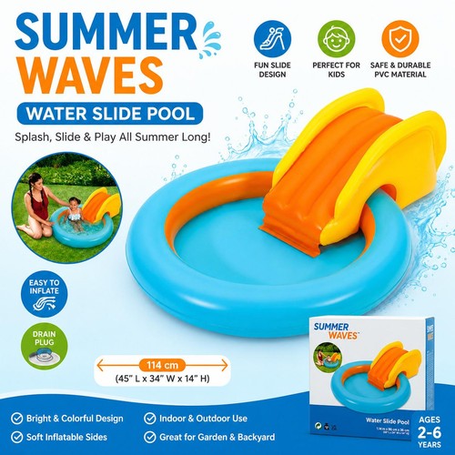 Summer waves kids inflatable - summer,