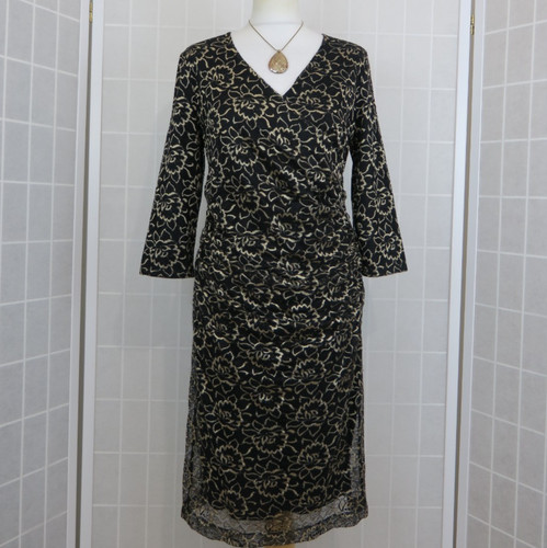 Kaliko dress black gold - kaliko,