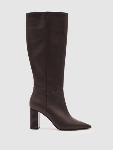 Reiss womens leather - leather, knee-high