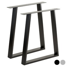 Set 2 Industrial Metal Trapezium Dining/Office/Desk/Dressing Table Legs #494