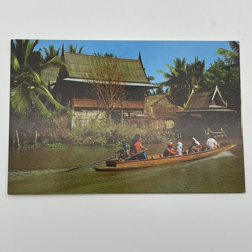 Vintage bangkok thailand klong - vintage,