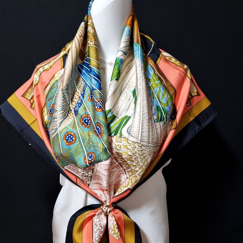Rare vintage hermes silk - hermes, scarf