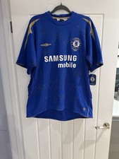 Signed Chelsea Centenary Home Shirt 2005-2006 BNWT
