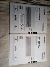 Pioneer PDR-555RW CD Recorder Player Both European Manuals 1998 Originals 