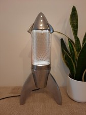 Vintage Retro Metal Space Rocket Lamp mesh Inspired from Neil Armstrong 1990s