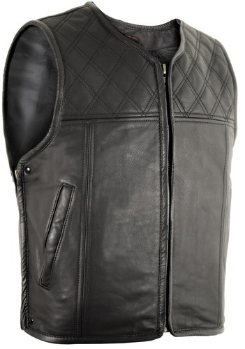 Mens club leather - leather, biker