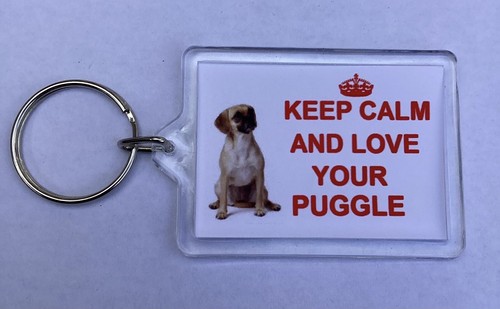 Puggle dog keyring - keyring, keep