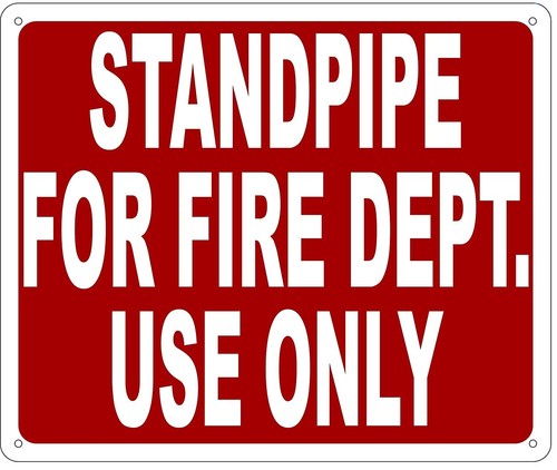 Standpipe for fire department - for,