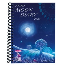 Astrocal Lunar MOON DIARY 2026 pagan moon phase calendar astrology druid wicca