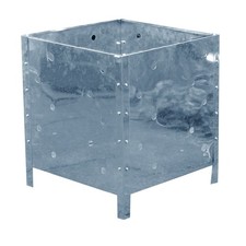 Kingfisher square galvanised - square,