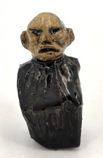 Old Vintage UNUSUAL SMALL POTTERY SCULPTURE OF A MAN Possibly Antique Grotesque