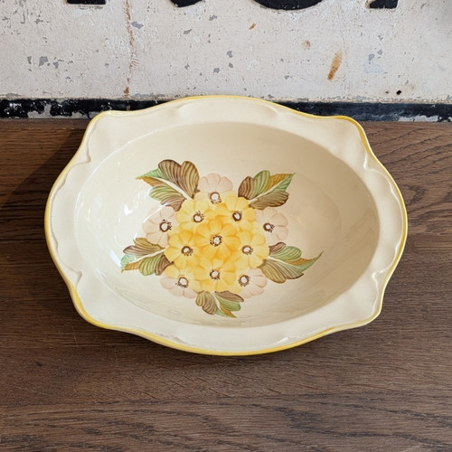 Gray pottery hand painted - hand,