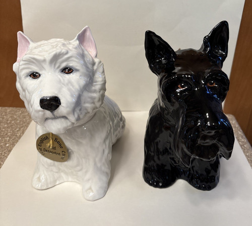 Decanters black scottie - decanters, &