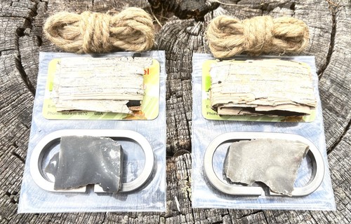 Qty sets shaped flint - 2, and