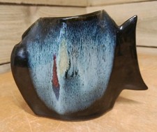 SENOZAN Tournus - French Mid Century Modern Studio Pottery Abstract Vase 