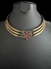 Vintage Red Garnet Crystal