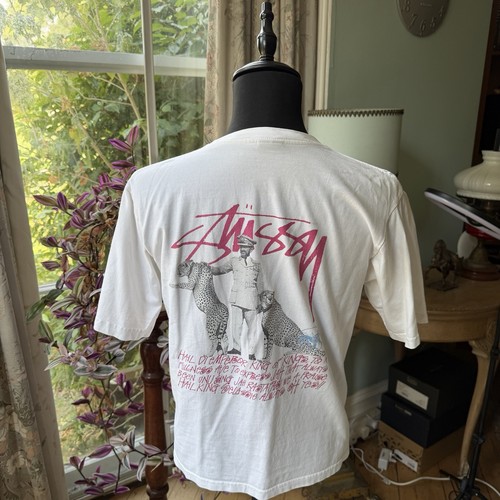 Stussy emperor tee white - stussy,