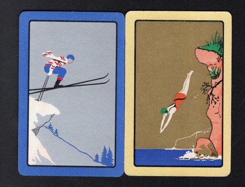 Vintage swap playing cards - playing,