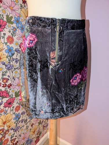Odd molly velvet silver floral - odd,