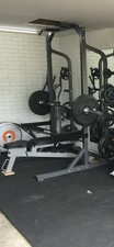 Home gym setup,BodyMax CF470 Heavy Half Power Rack and adjustable bench 