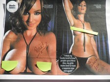 ROSIE JONES 'PAGE 3'/'LADS' Mag x 8 AUTHENTIC SIGNED PHOTOS- **NOT Pre prints
