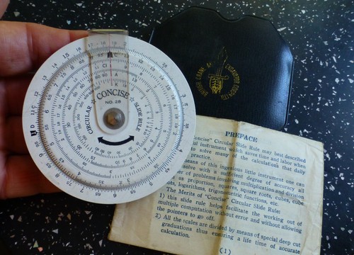Vintage concise circular slide - concise,