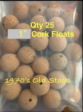 25 Cork Floats 1” Fishing