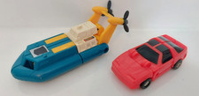 HASBRO TRANSFORMERS VINTAGE G1 MINIBOTS SEASPRAY & MICROMASTER RACE CAR