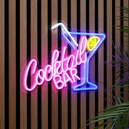 Cocktail bar outdoor neon - cocktail,