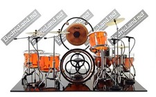 Mini Drum set JOHN BONHAM led zeppelin vistalite model 1:4 tribute miniature kit