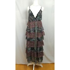 Vintage French zone bleue Multi color floral dress. Size M