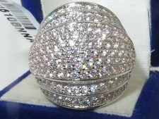 Ladies silver ring - ladies, cz