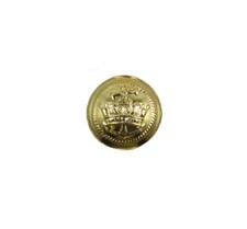Merchant Navy Gold Button Long