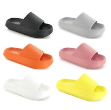 Ella Womens Ladies Cloud Cushioned Lightweight Slip On Sandals Sliders Flip Flop