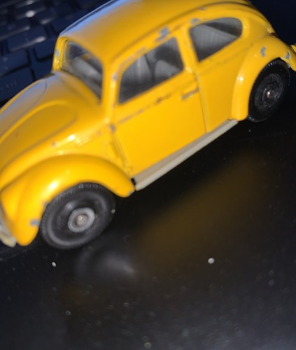 Vintage corgi yellow beetle - vintage,