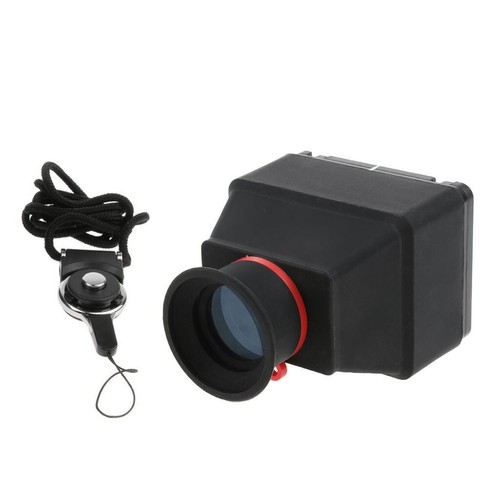 Lcd viewfinder loupe with - lcd, 3x
