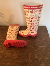 Ladies Pink Radley Wellingtons