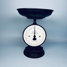 VINTAGE SALTER SCALES ENAMEL