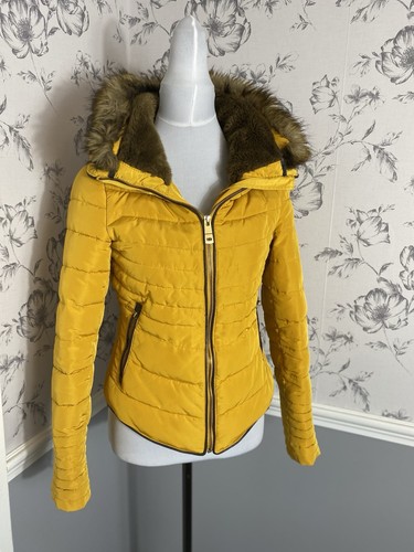 Zara mustard yellow - mustard, puffer