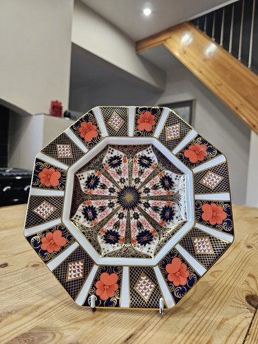 Royal crown derby octagonal - crown,