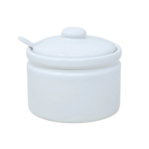 Porcelain jam sugar - porcelain, with