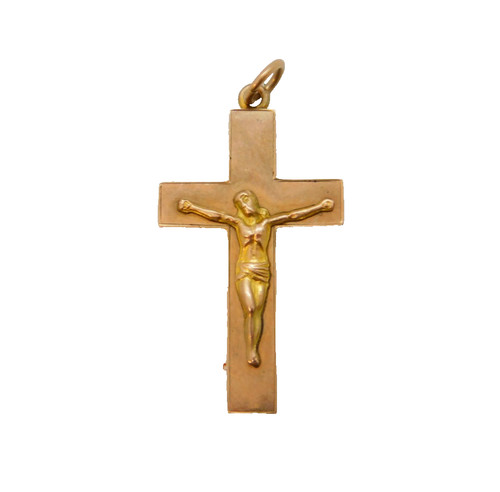 Edwardian 9ct rose gold corpus - rose,