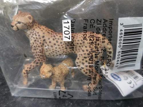 Papo cheetah cub retired - &, cub,