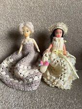 Toilet Roll Cover/Dolly - Vintage - Handmade - 1960s/1970s - Bathroom Decoration